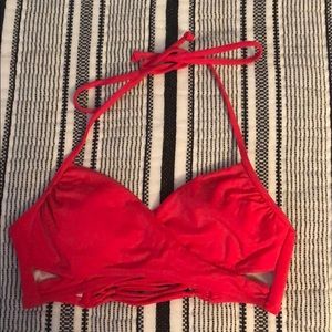 Victoria’s Secret PINK Red Bikini Top Size S